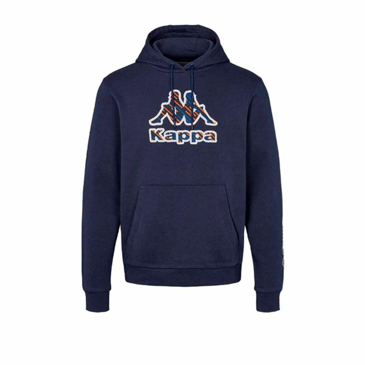 Felpa con Cappuccio Uomo Kappa Fetro Swt Blu scuro Taglia:42