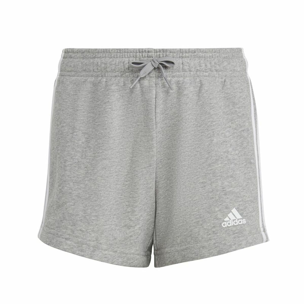 Pantaloncino Sportivo Adidas Essentials 3B Grigio Taglia:14-15 Anni