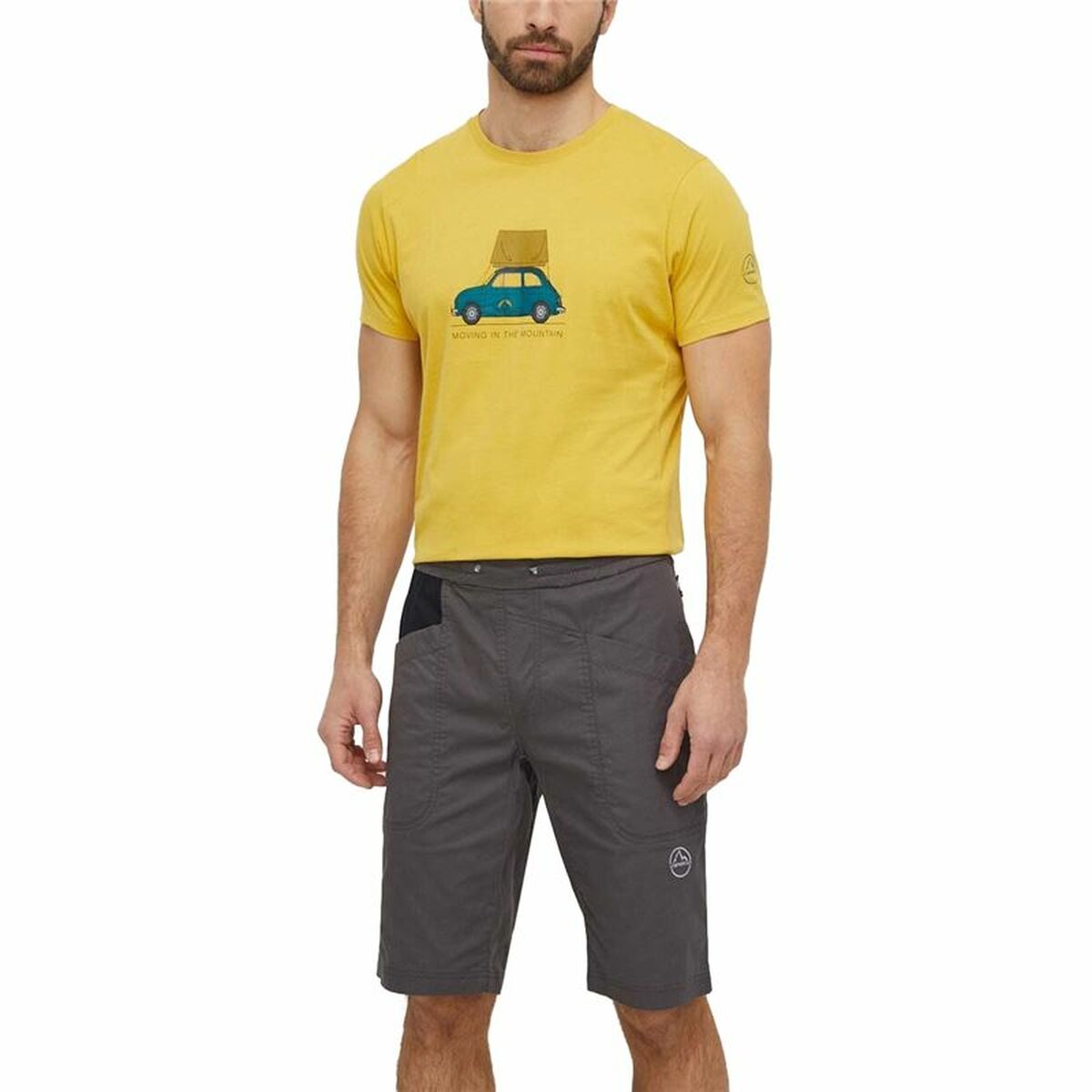 Pantaloncino Sportivo La Sportiva Bleauser  Grigio Taglia:S