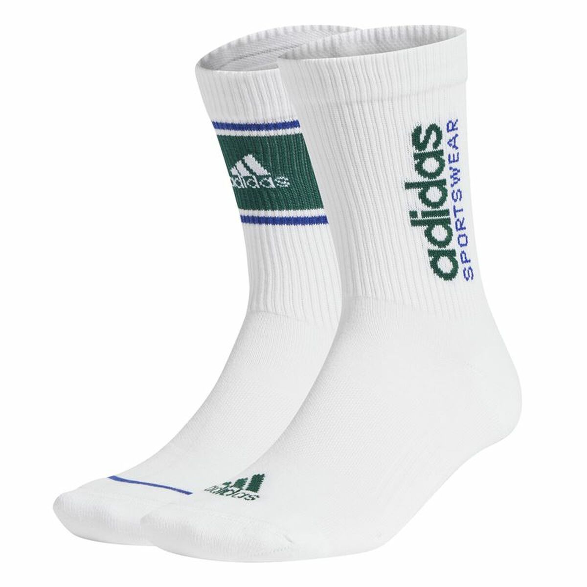Calzini Adidas Cushioned Bianco Taglia Calzatura:43-45