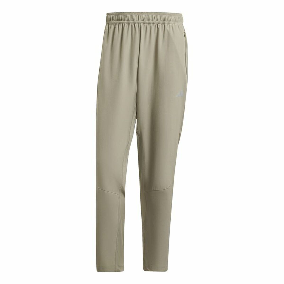 Pantalone Lungo Sportivo Adidas Gym+ 3S Grigio Uomo Taglia:M