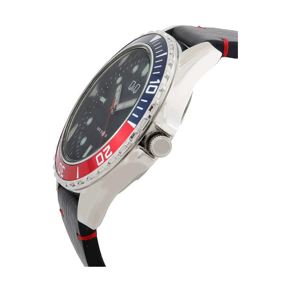 Orologio Uomo Q&Q A172J342Y Nero (Ø 43 mm) - Image 3