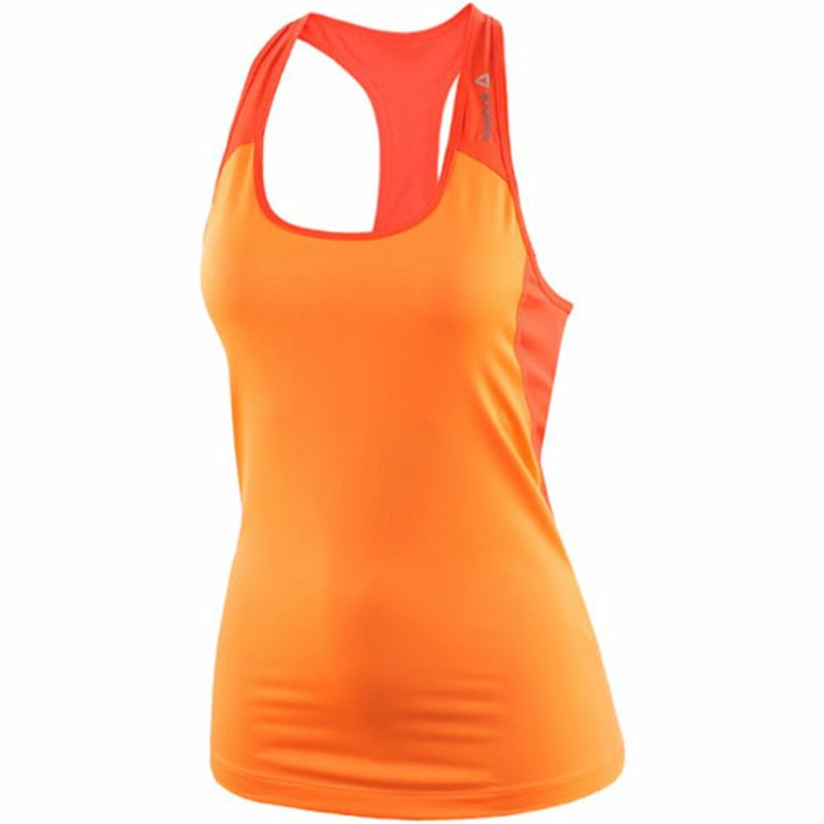 Maglia Smanicata da Donna Reebok WOR Racerback LBTOP Arancio Taglia:S