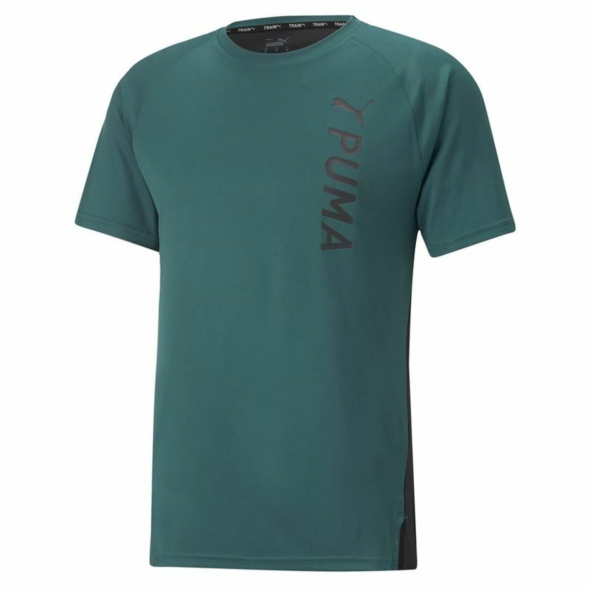 Maglia a Maniche Corte Uomo Puma Verde scuro Uomo Taglia:S