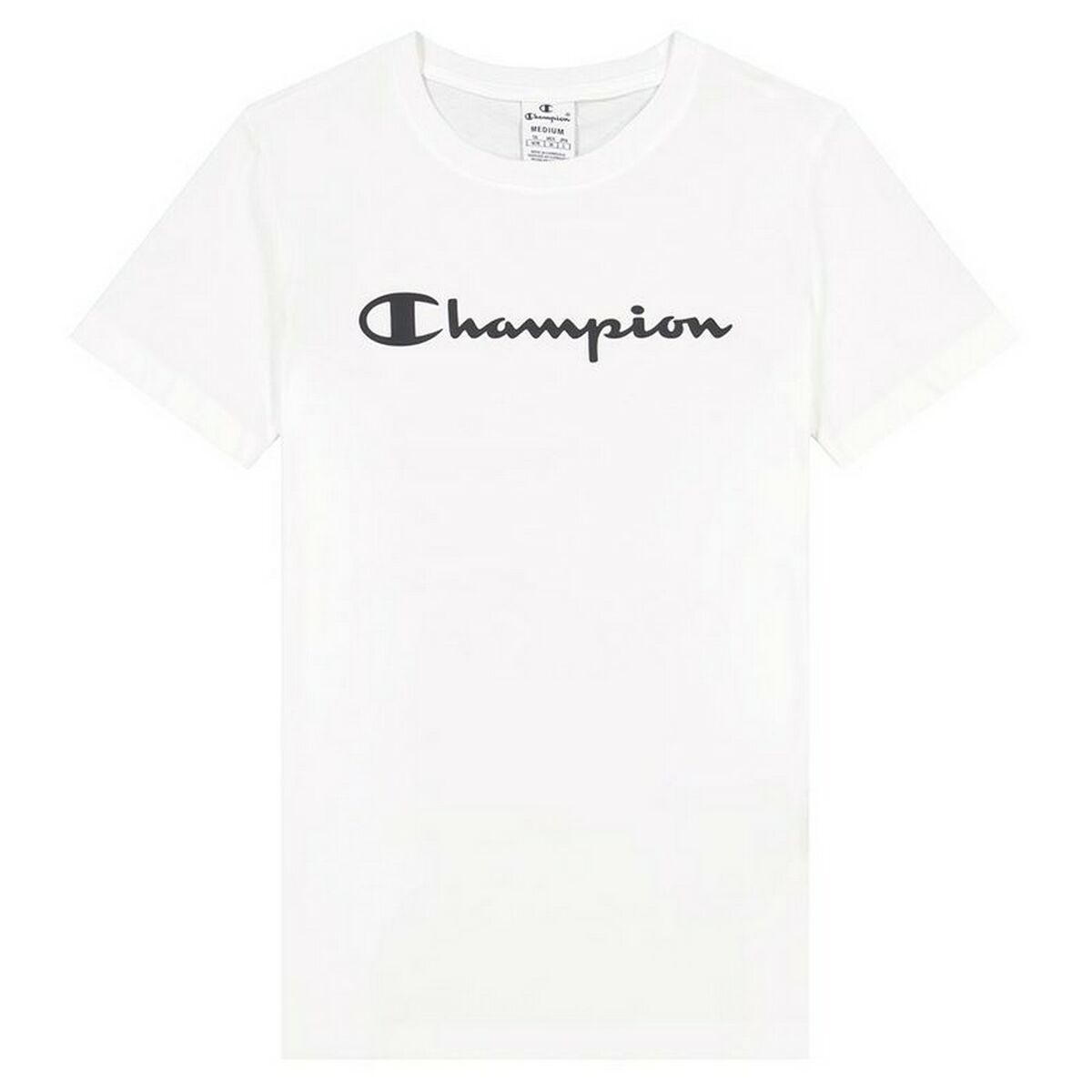 Maglia a Maniche Corte Donna Champion Big Script Logo Taglia:M