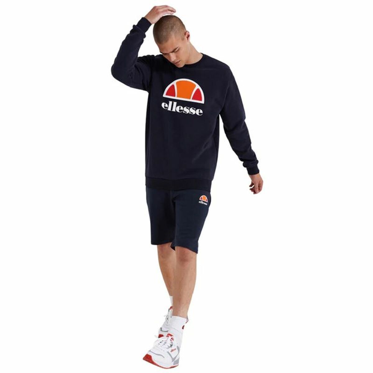 Pantaloni Corti Sportivi da Uomo Ellesse Kraviz  Blu scuro Taglia:M