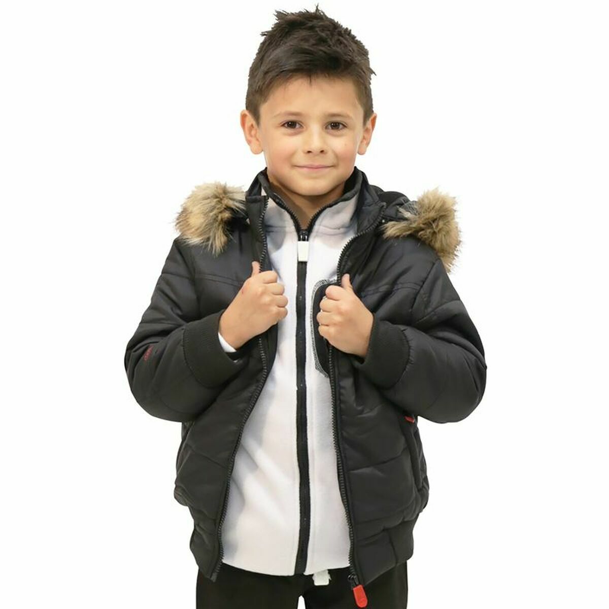 Giacca Sportiva da Bambini Rox R Baikal Nero Taglia:6 anni