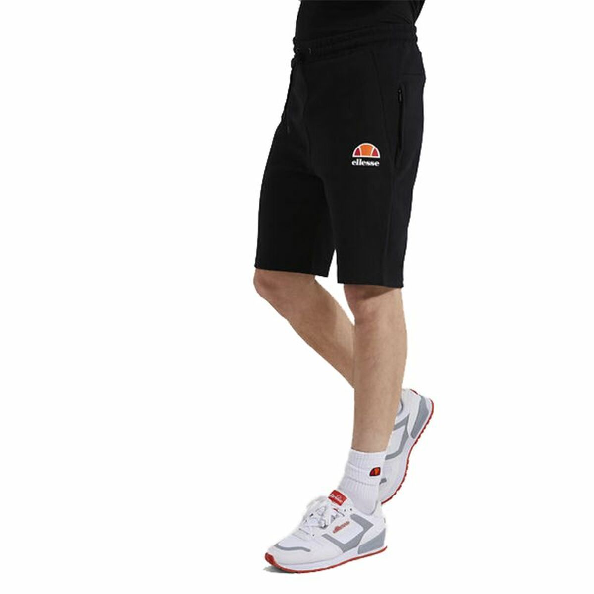 Pantaloni Corti Sportivi da Uomo Ellesse Kraviz  Nero Taglia:XL