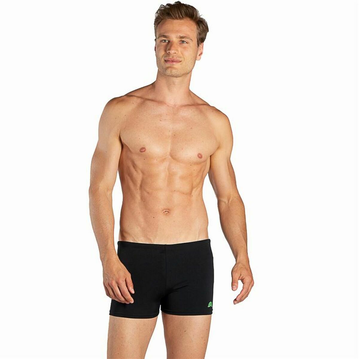 Costume da Bagno Uomo Aquarapid Boxer Nero Taglia:46