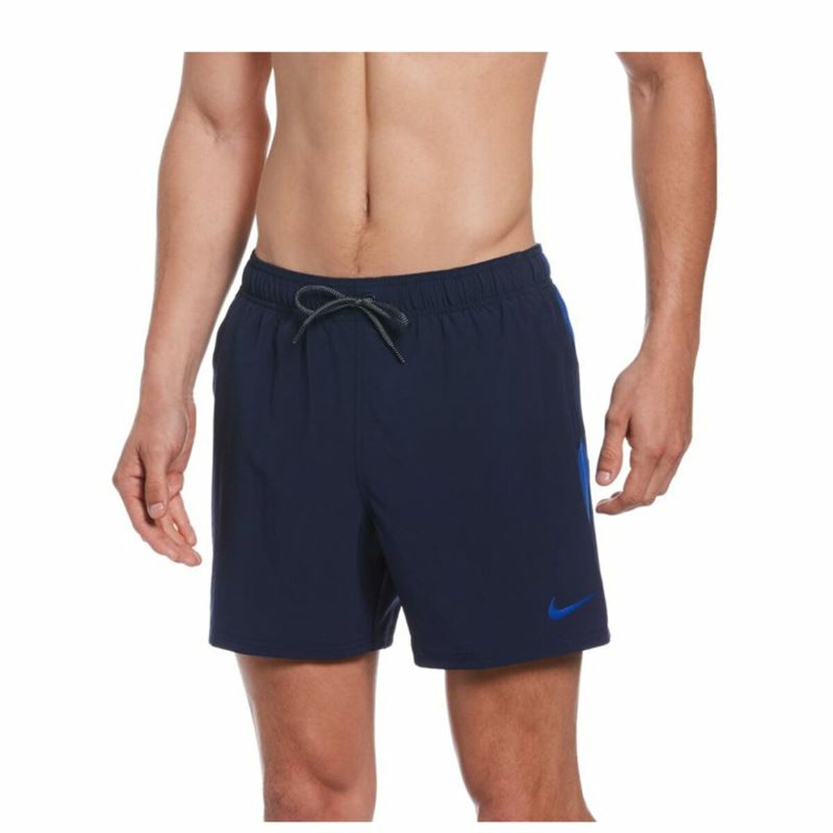 Costume da Bagno Uomo Nike 5" Volley Blu Marino Taglia:M