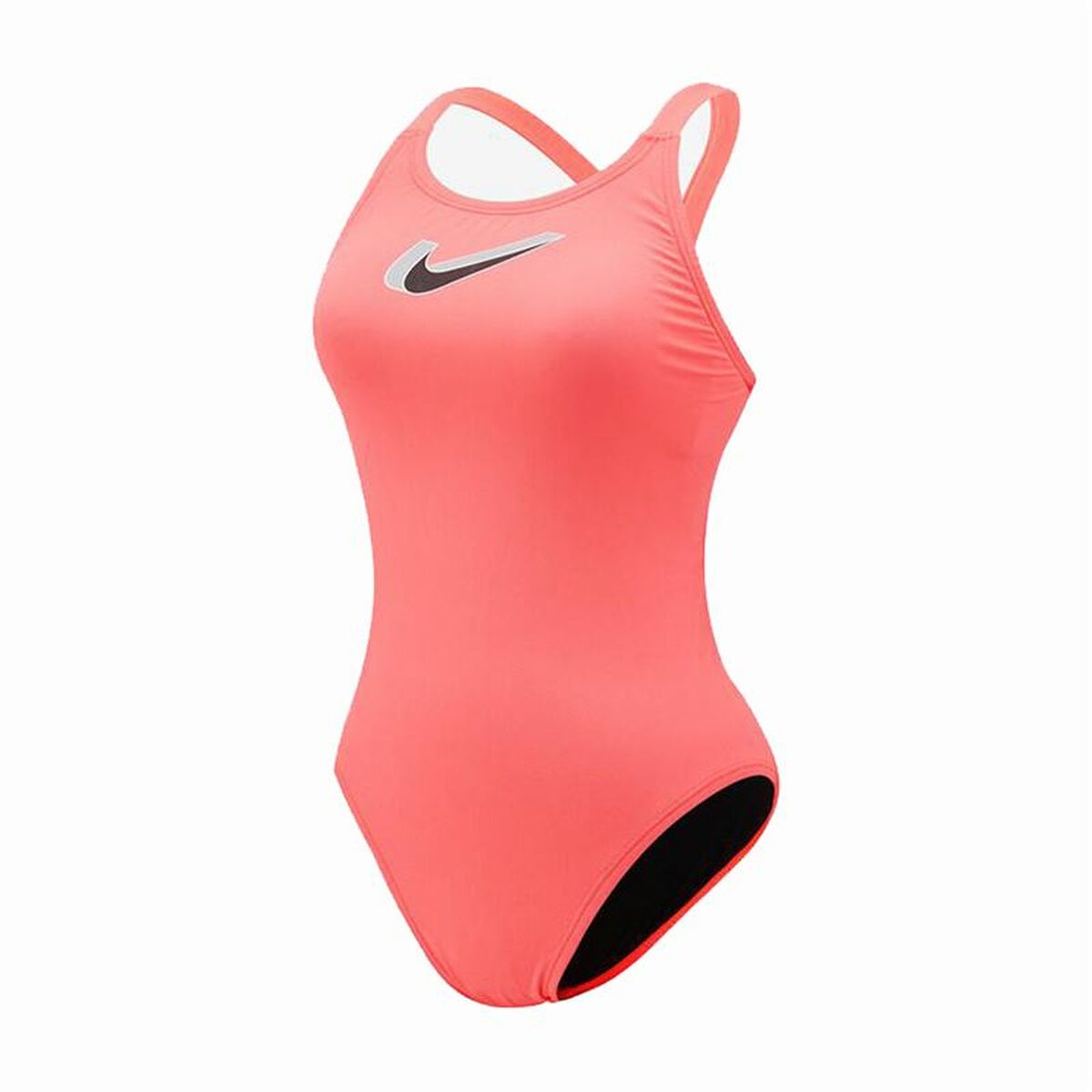 Costume da Bagno Donna Nike Hydrastrong Salmone Corallo Taglia:32