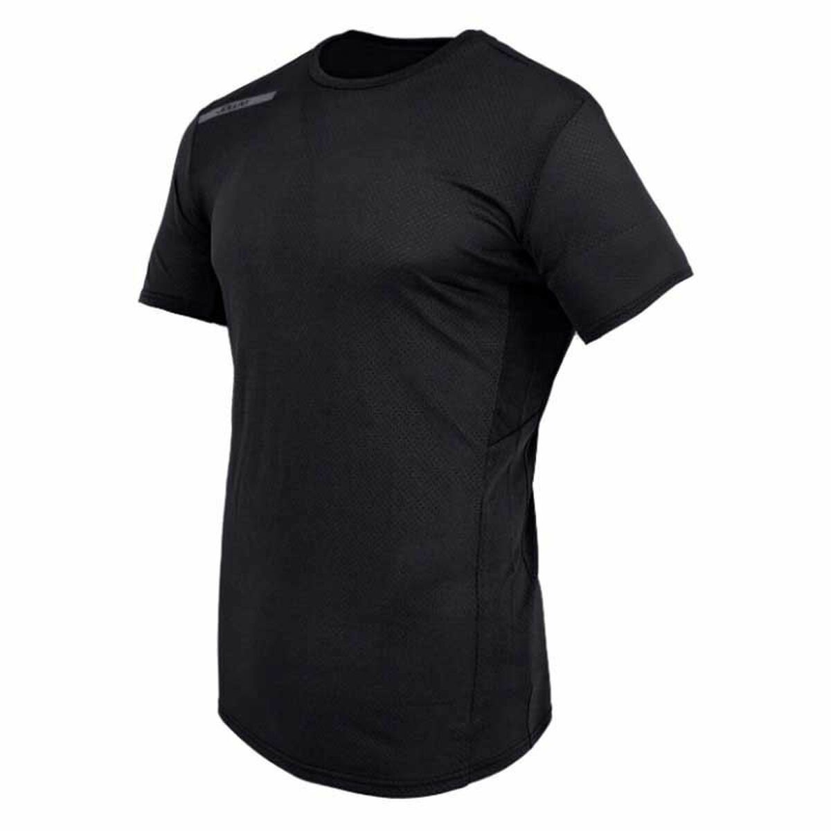 Maglia Sportiva a Maniche Corte Joluvi Athlet Nero Taglia:S