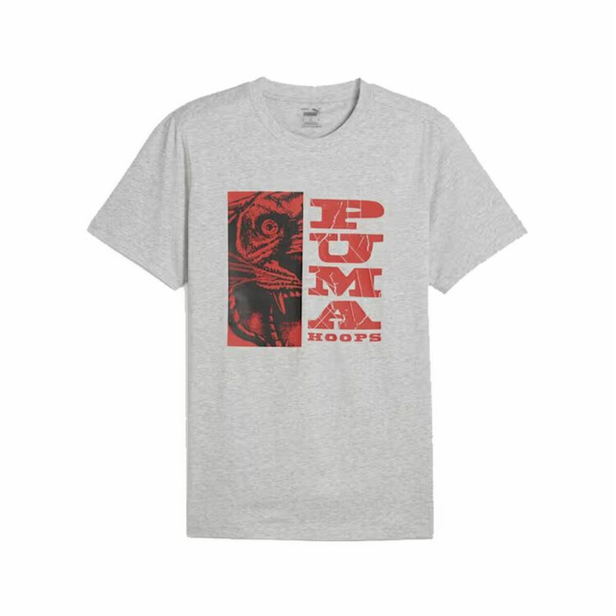 Maglia a Maniche Corte Uomo Puma The Hooper 3 Grigio chiaro Taglia:S