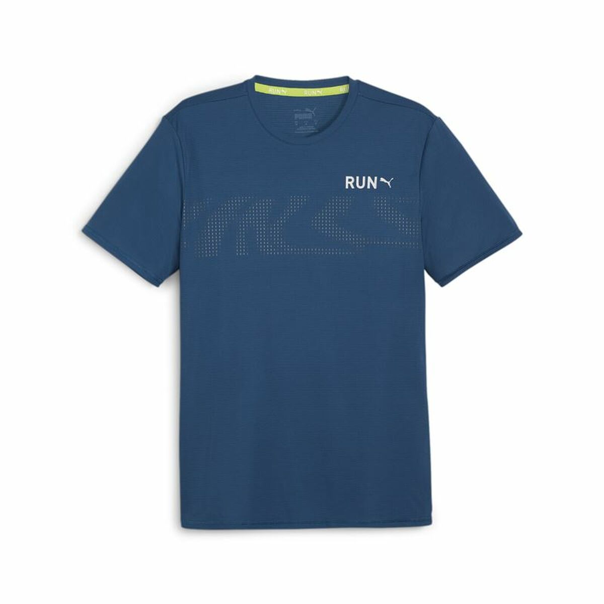 Maglia a Maniche Corte Uomo Puma  Run Favourite Blu scuro Taglia:S