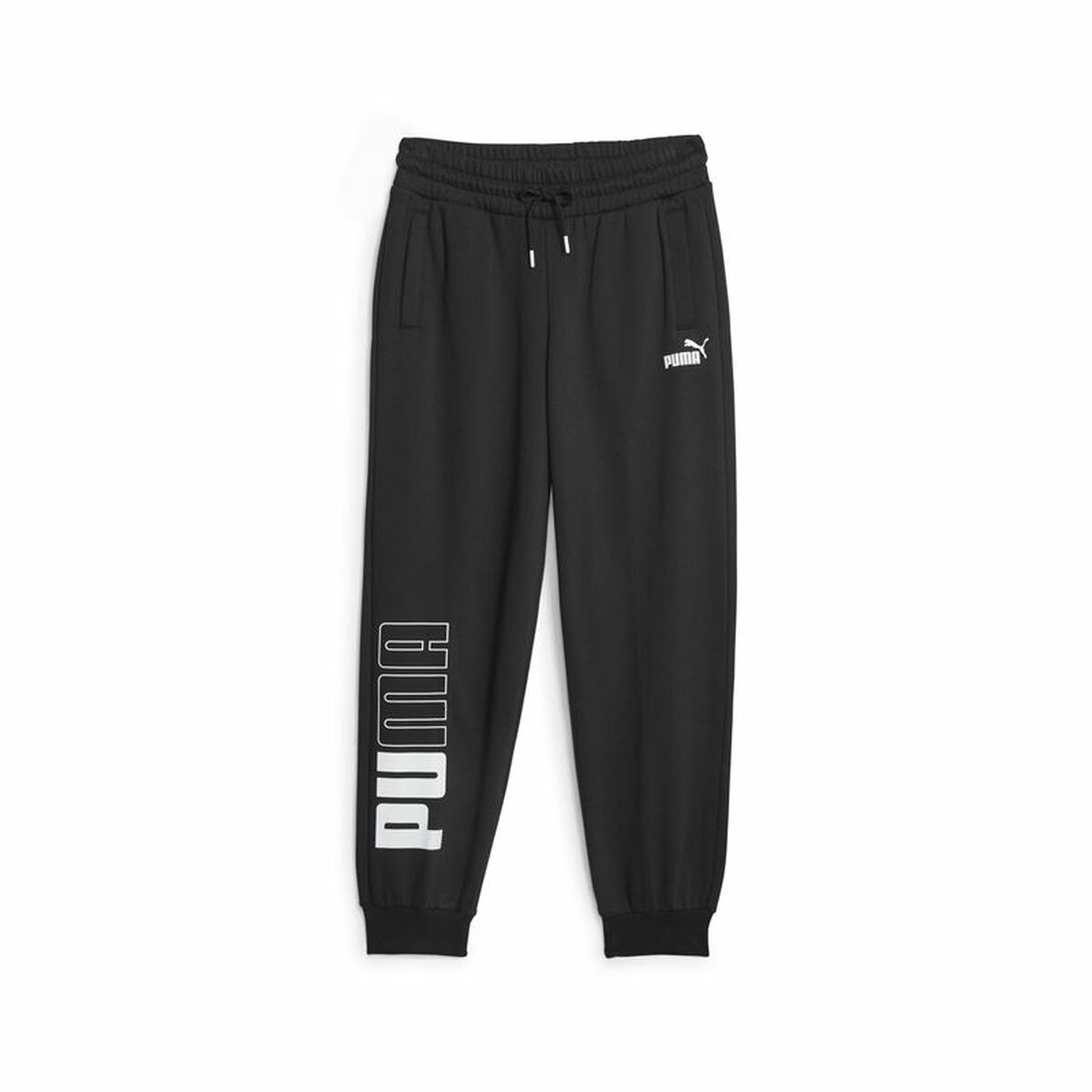 Pantalone Lungo Sportivo Puma Power Colorblock  Nero Donna Taglia:S