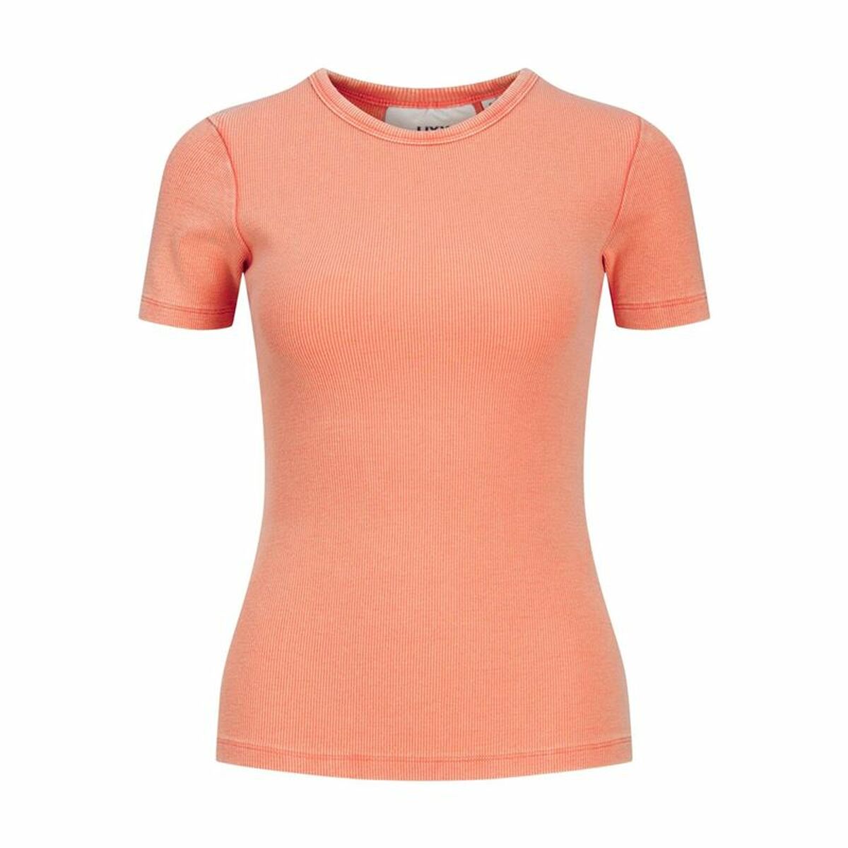 Maglia a Maniche Corte Donna Jack & Jones Jxfrankie Wash Ss Corallo Taglia:S