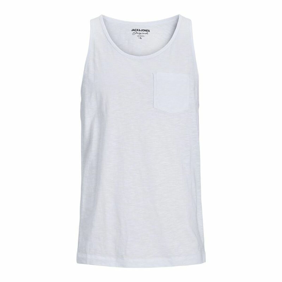 Canotta Uomo Jack & Jones Tampa Slub Bianco Taglia:XL