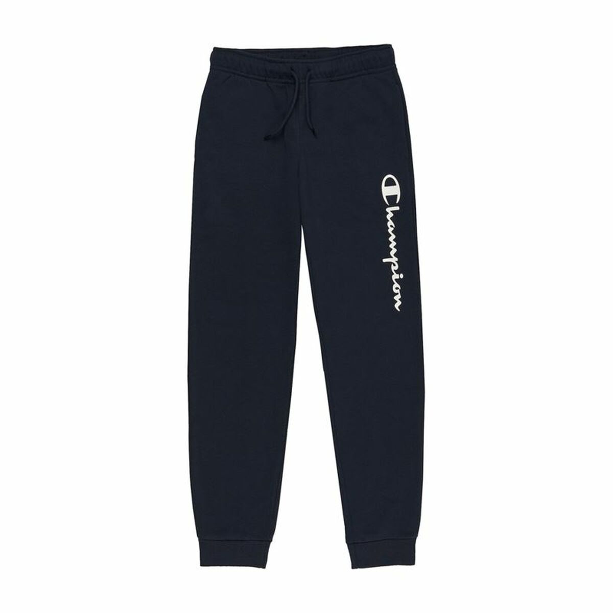 Pantalone di Tuta per Bambini Champion Rib Cuff Nero Blu Marino Taglia:Taglia - 7-8 Anni