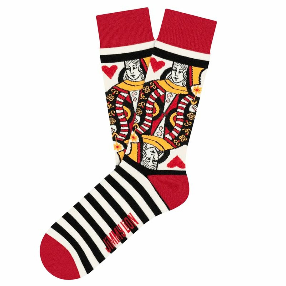 Calzini Sportivi Jimmy Lion Queen Of Hearts Taglia Calzatura:41-46