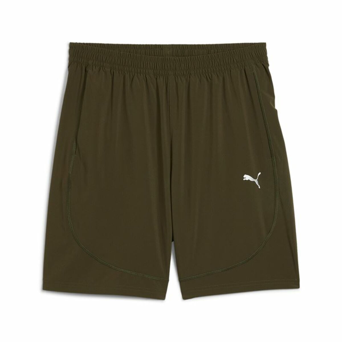 Pantaloncino Sportivo Puma Flex 7" Woven Oliva Taglia:L