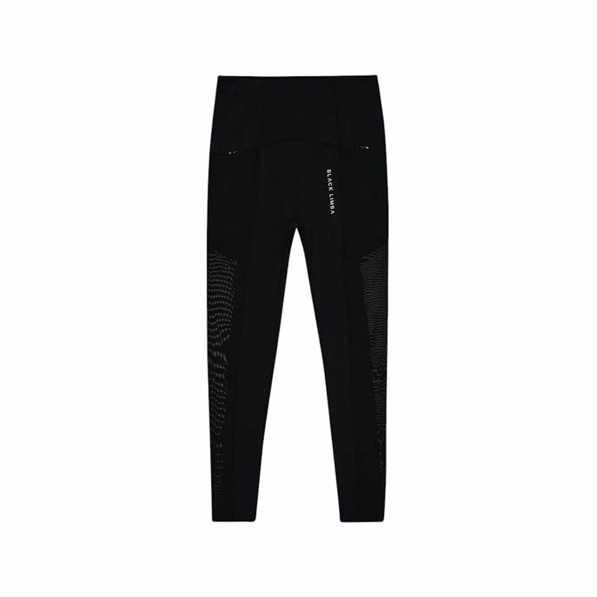 Leggings Sportivo da Donna Black Limba Skyline Mesh Nero Taglia:S
