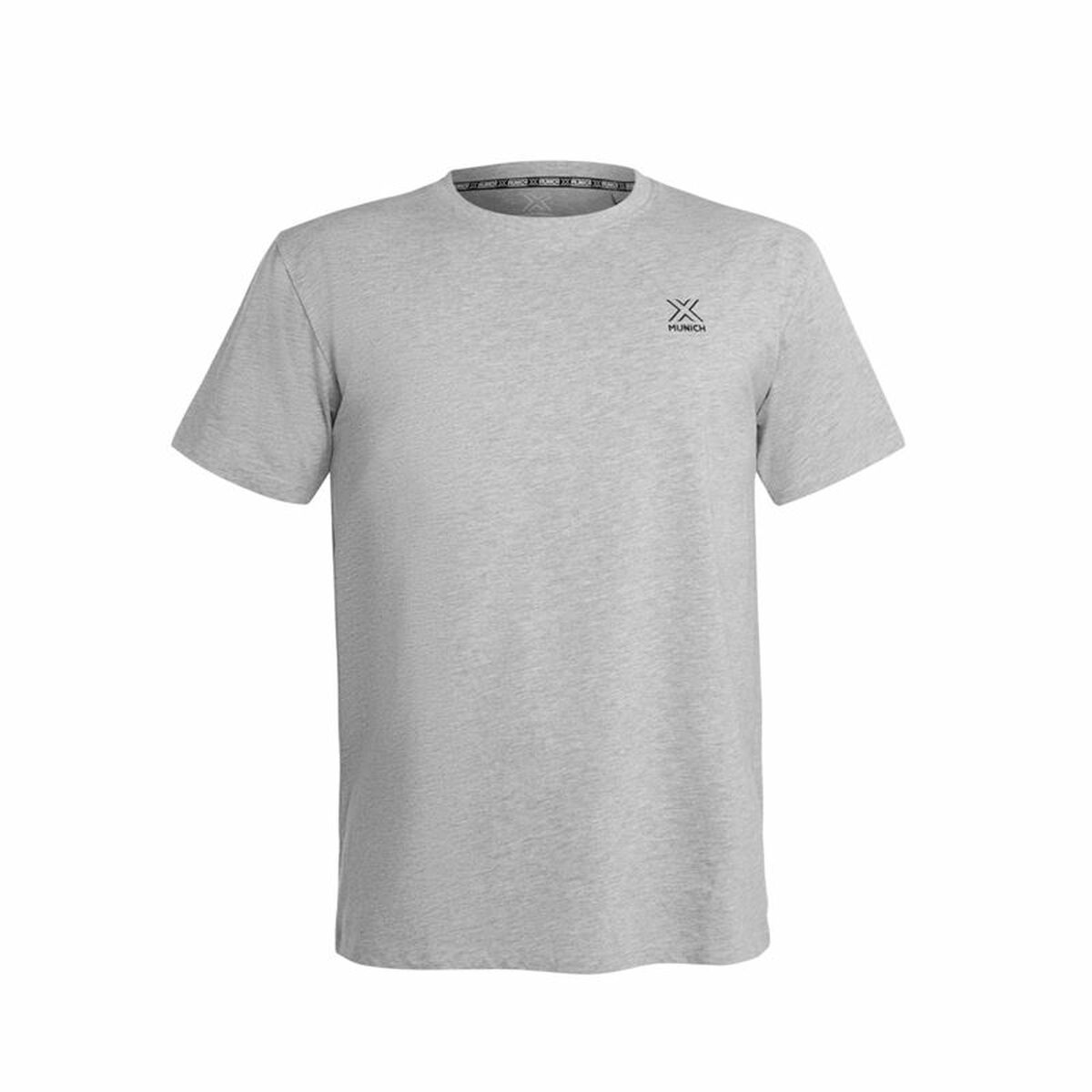 Maglia Sportiva a Maniche Corte Munich Grigio chiaro Taglia:M
