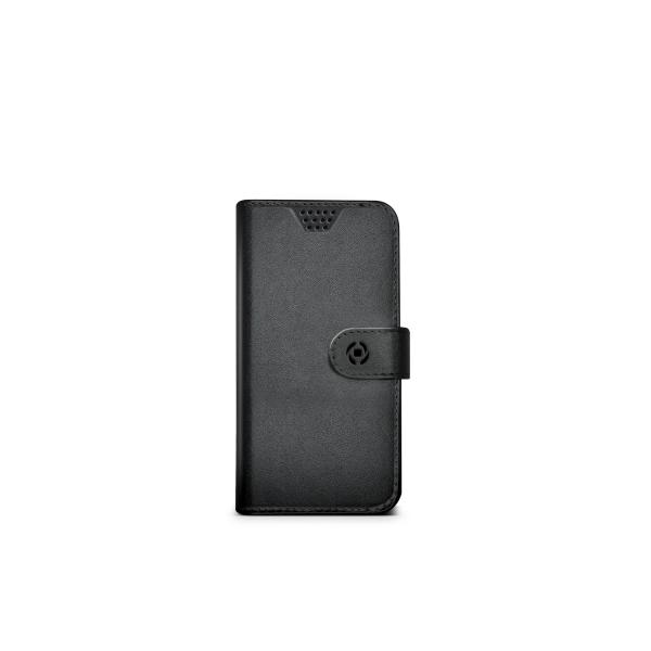 Custodia per Cellulare Celly WALLYUNIMBK Nero Universal