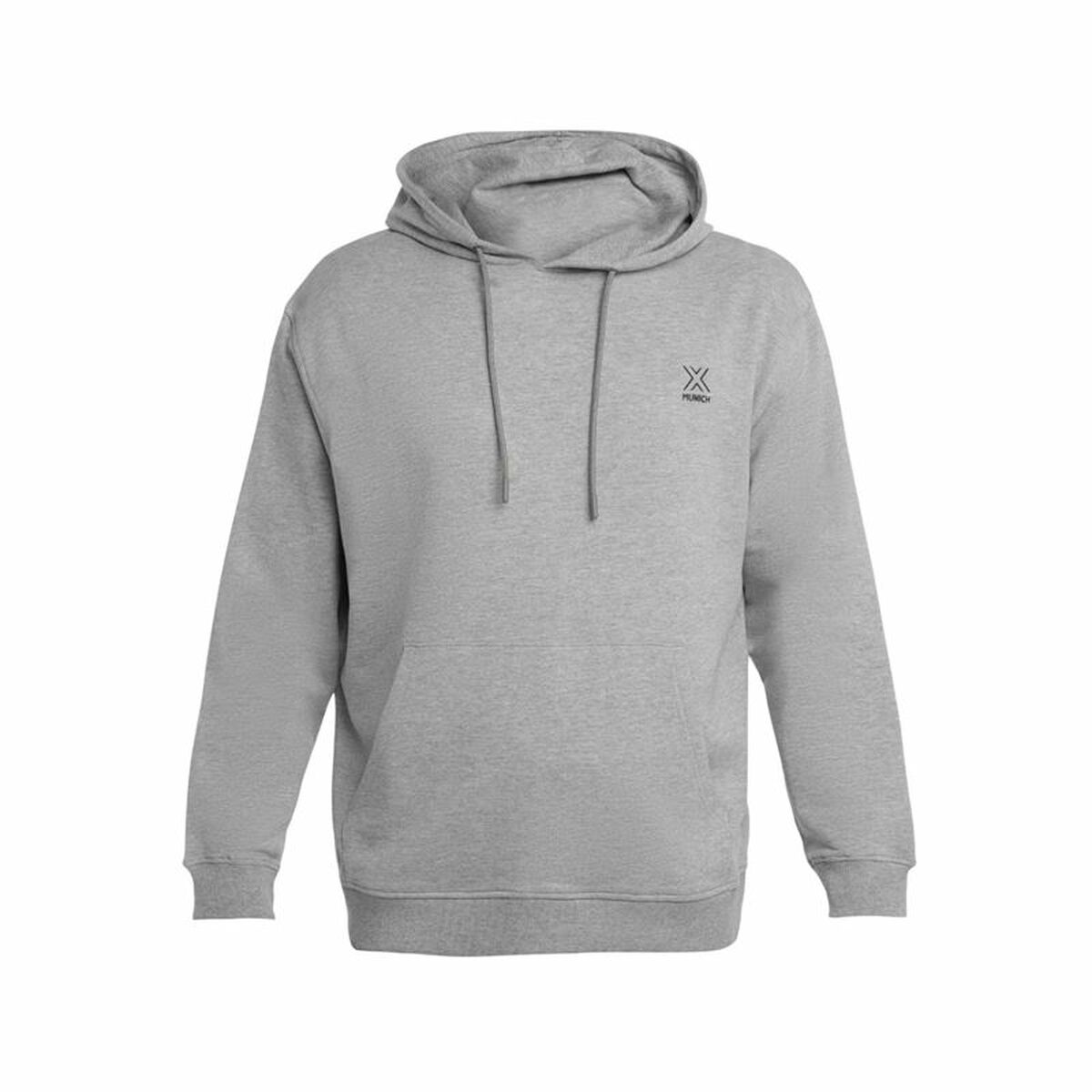 Felpa con Cappuccio Uomo Munich Breaker Grigio chiaro Taglia:L