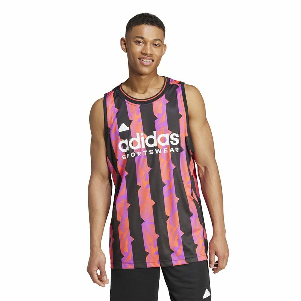 Maglia Smanicata da Uomo Adidas House Of Tiro Tank Top Viola Taglia:L - Image 3