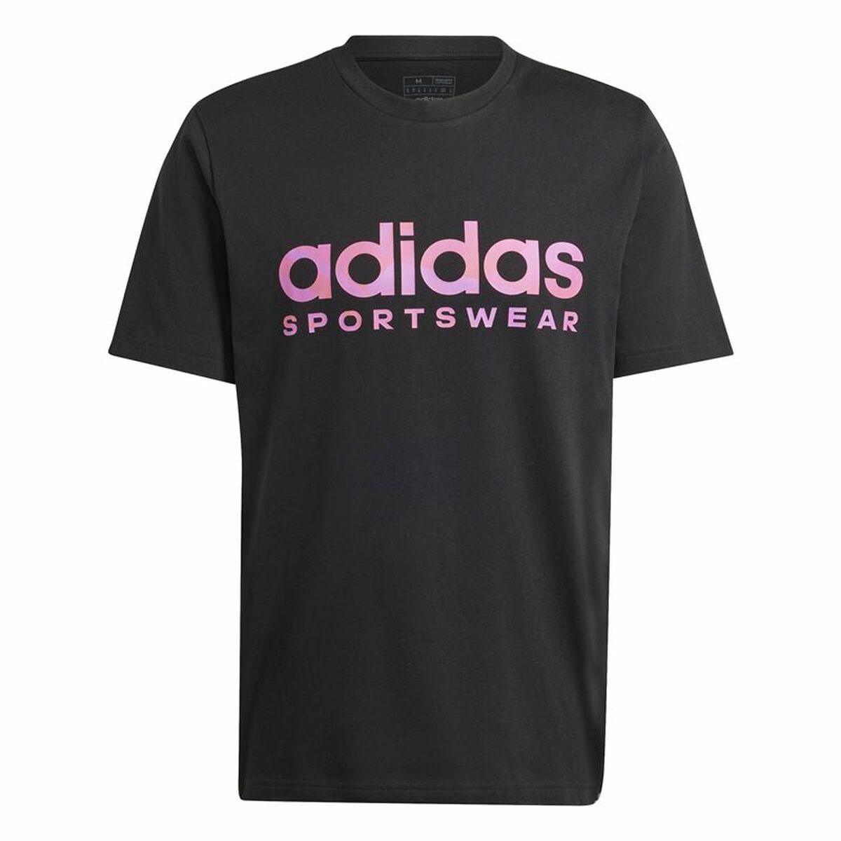Maglia a Maniche Corte Uomo Adidas House Of Tiro Summer Linear Graphic Nero Taglia:M