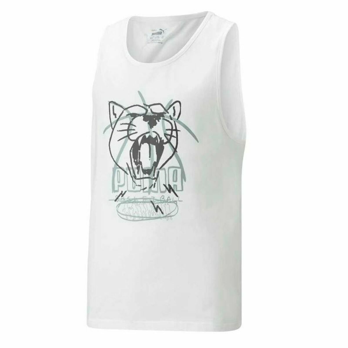 Maglia da basket Puma Tank B Bianco Taglia:11-12 Anni