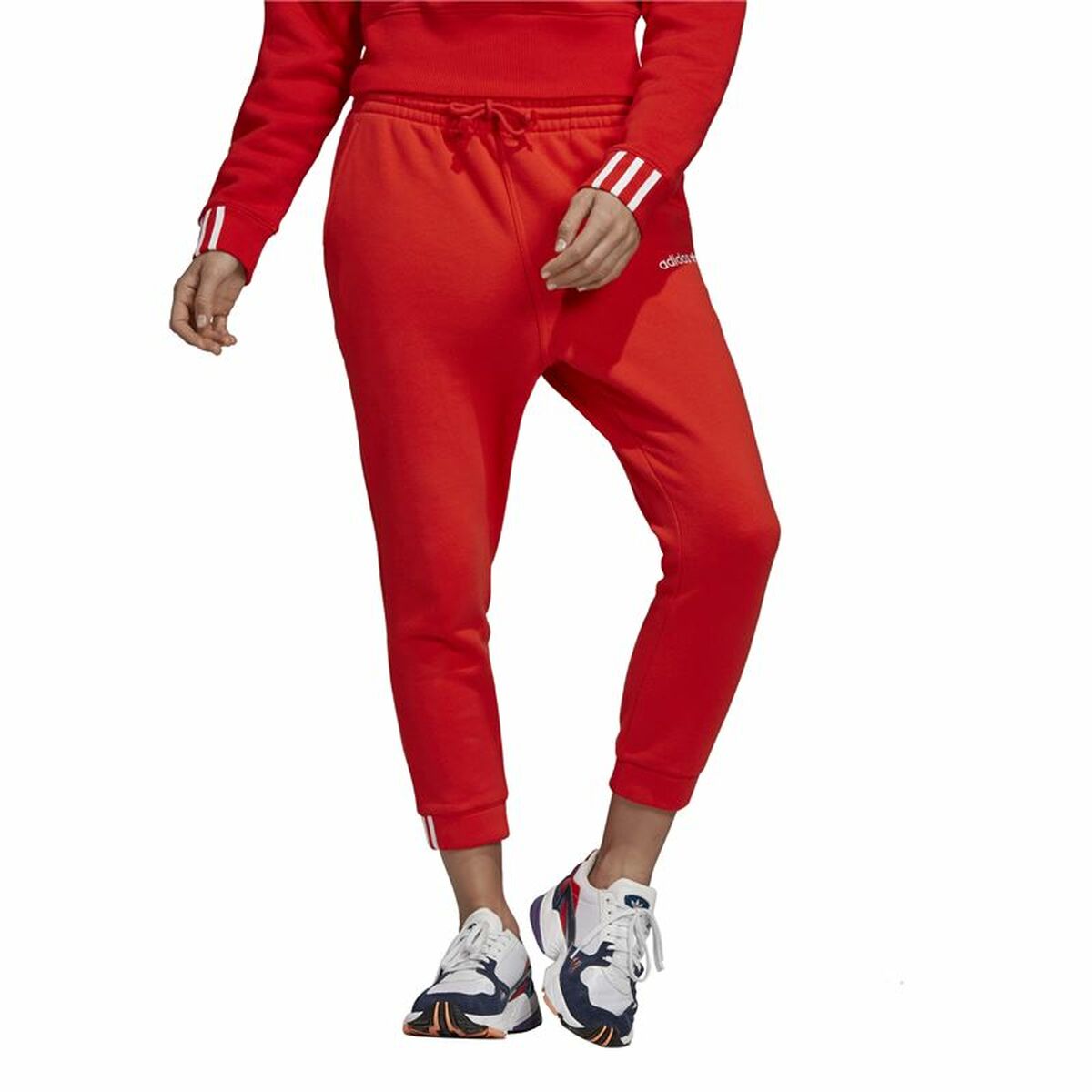 Pantalone Lungo Sportivo Adidas Originals Coezee Rosso Donna Taglia:36