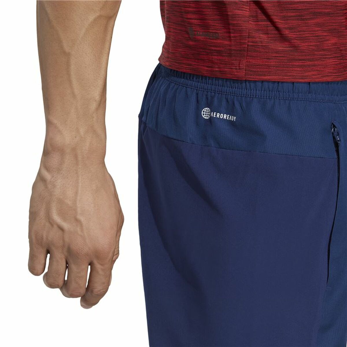 Pantalone per Adulti Adidas Designed For Movement Azzurro Uomo Taglia:S - Image 6