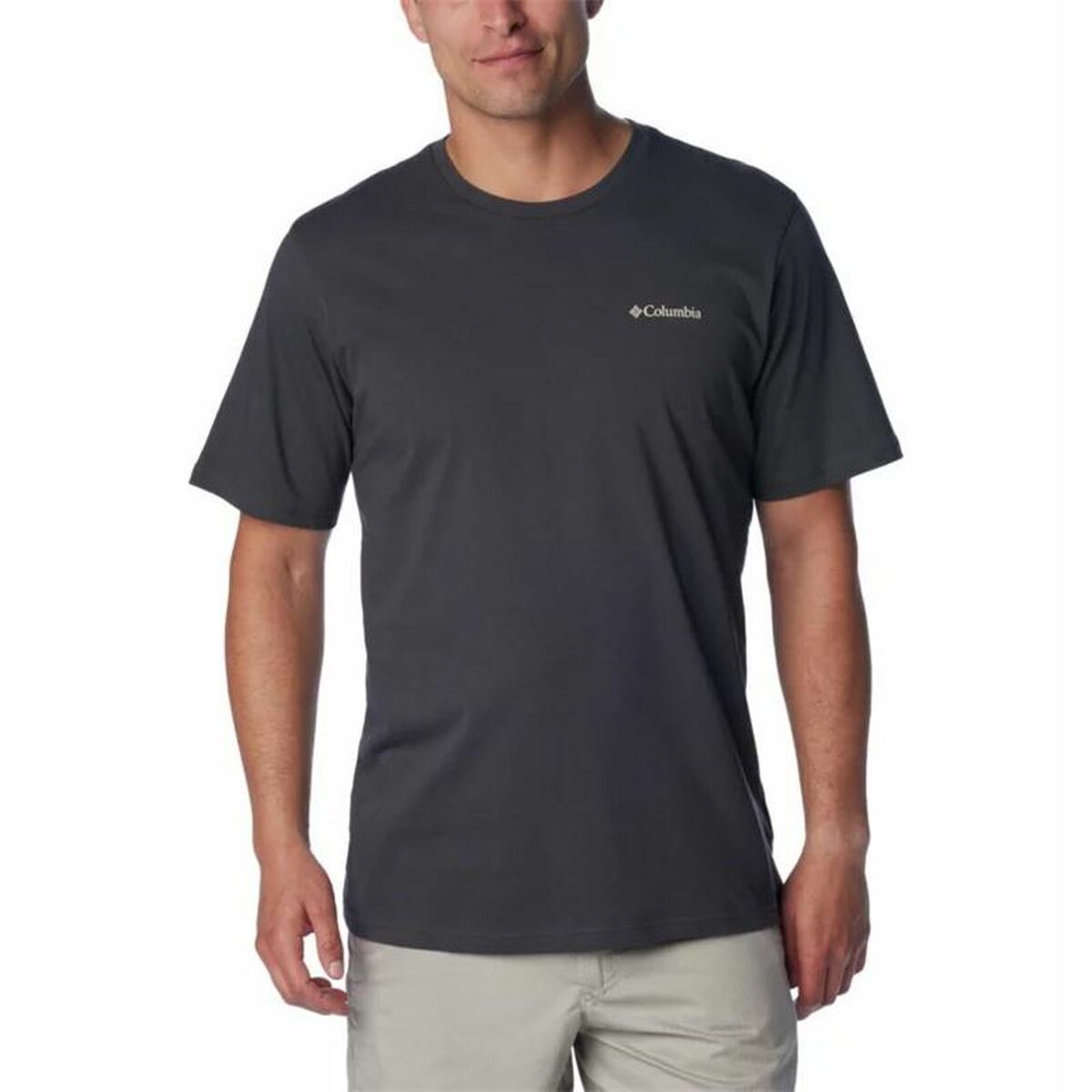 Maglia a Maniche Corte Uomo Columbia North Cascades™ Grigio Taglia:M