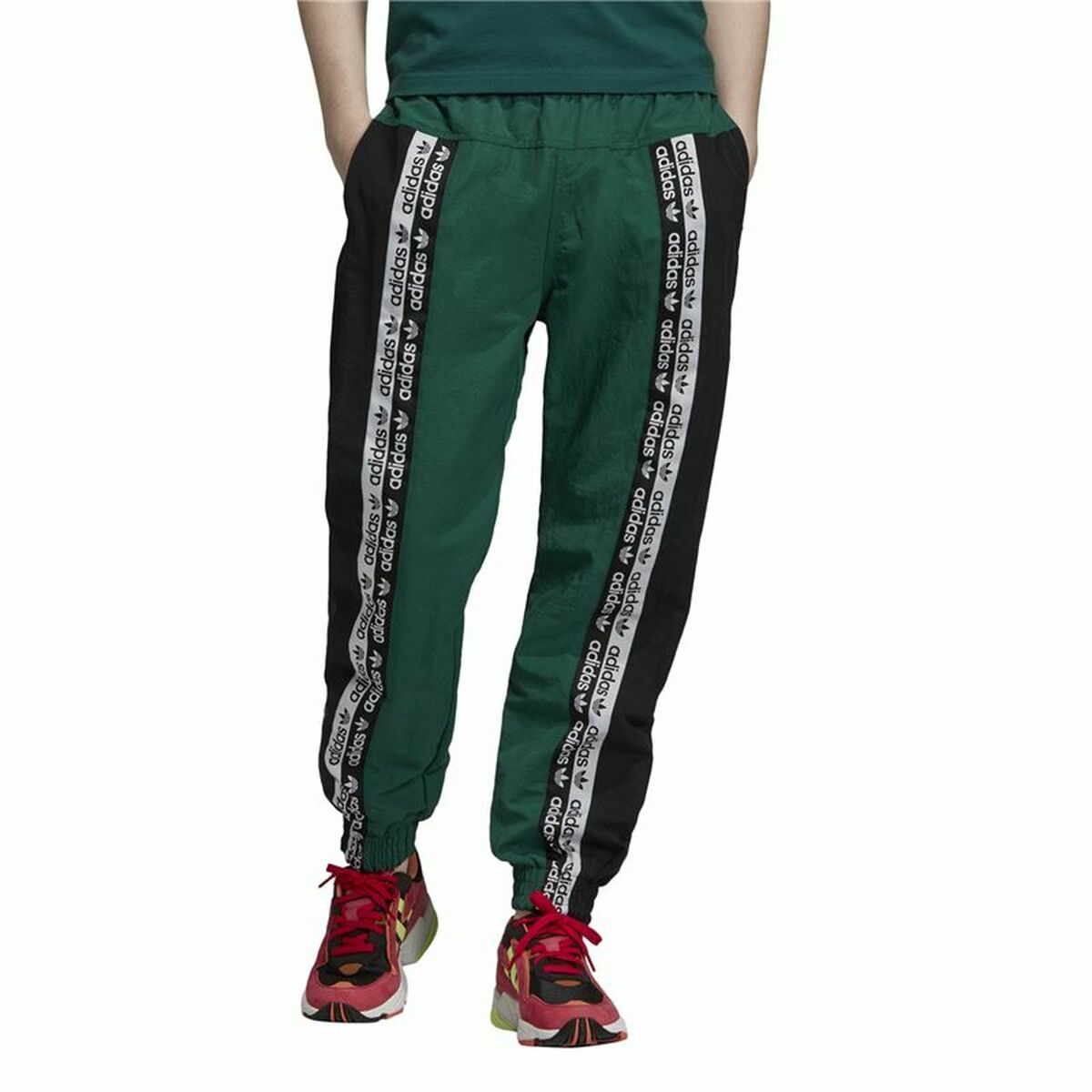 Pantalone di Tuta per Adulti Adidas R.Y.V. Uomo Verde scuro Taglia:L