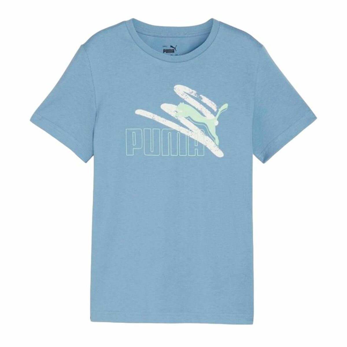 Maglia a Maniche Corte per Bambini Puma Essentials+ AB Summer Taglia:13-14 Anni