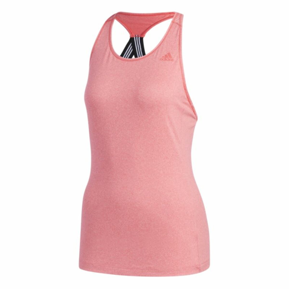 Maglia Smanicata da Donna Adidas 3 Stripes Tank Rosa Taglia:XS