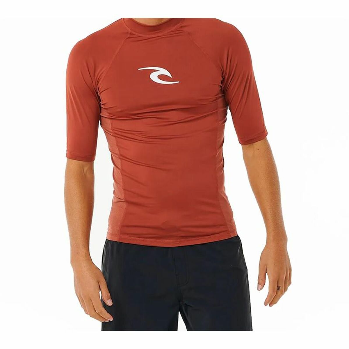 Maglia a Maniche Corte per Bambini Rip Curl Wave Upf Marrone Taglia:8 anni