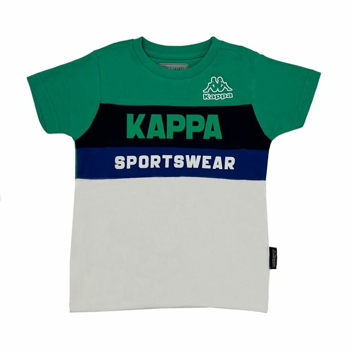 Maglia a Maniche Corte per Bambini Kappa 8056M00058 Verde scuro Taglia:3 anni