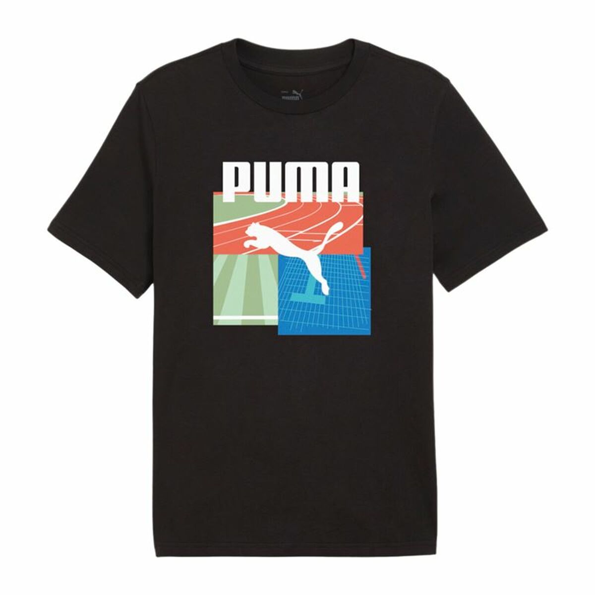 Maglia a Maniche Corte Uomo Puma  GRAPHICS Summer Taglia:M