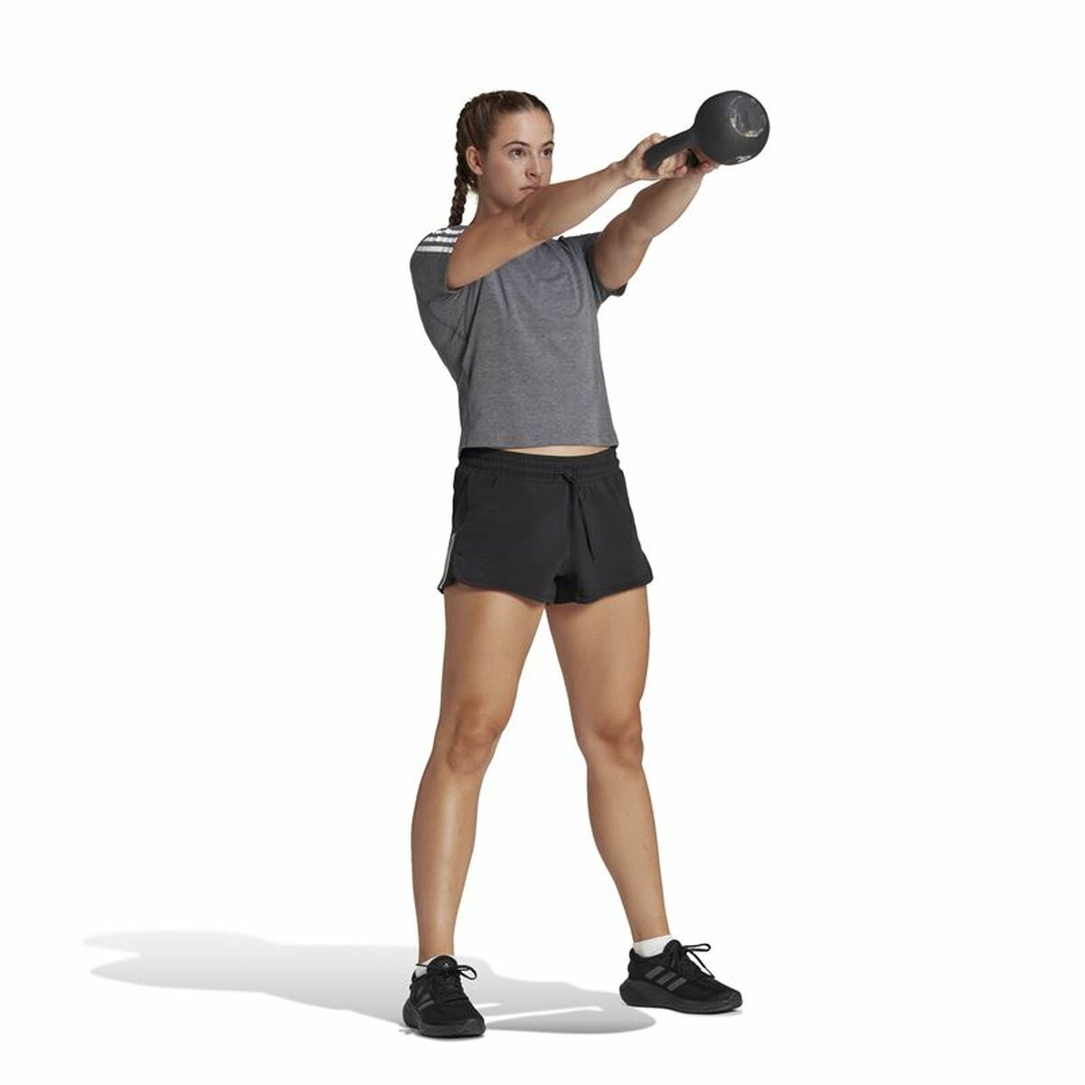 Pantaloncini Sportivi da Donna Adidas Essentials Nero Taglia:M - Image 4
