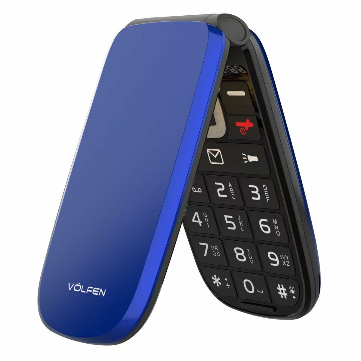 Cellulare per anziani Volfen ASTRO FLIP 48 MB 2,8" Azzurro 4G - Image 6