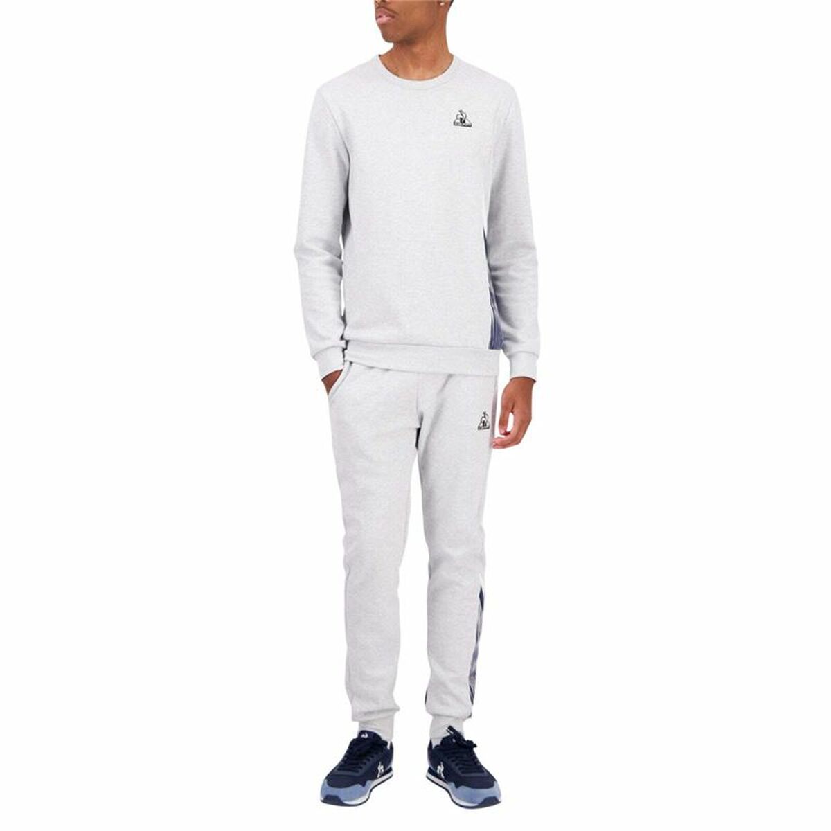 Pantalone di Tuta per Adulti Le coq sportif Heritage SliN°2 Hombre Grigio Uomo Taglia:M