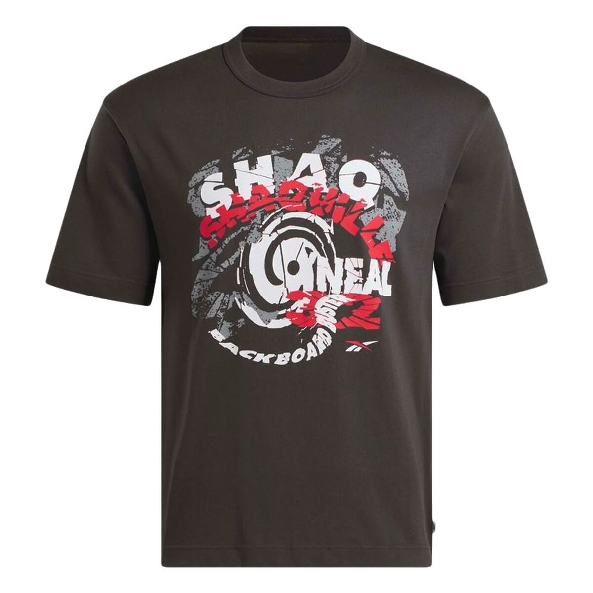 Maglia a Maniche Corte Uomo Reebok Gs Hs Shaq Spiral Te Nero Taglia:XL