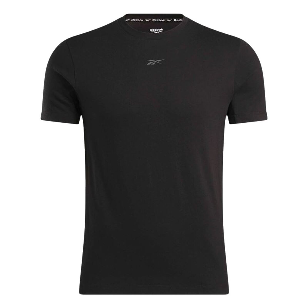 Maglia a Maniche Corte Uomo Reebok Reebok Athlete Tee Nero Taglia:L