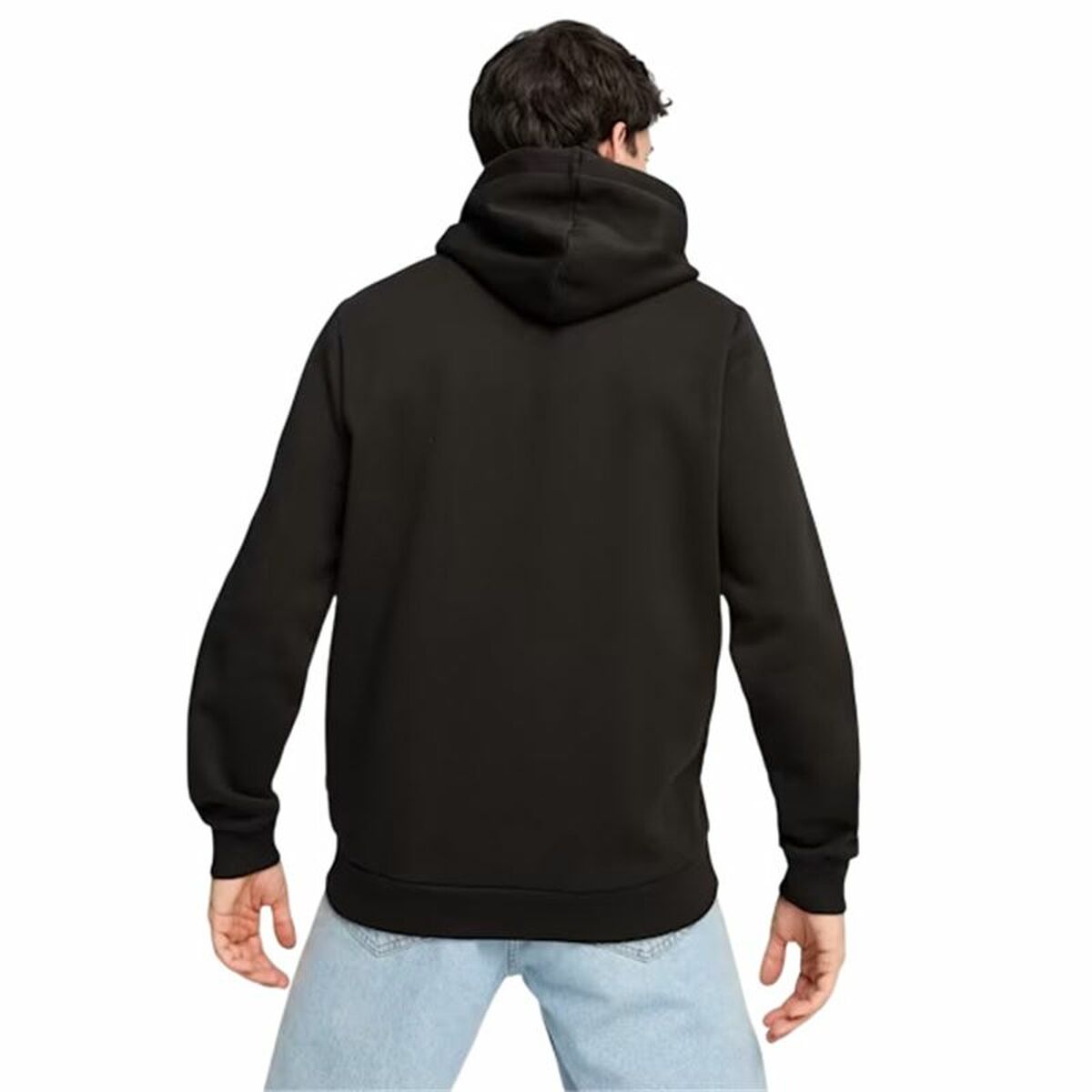 Felpa con Cappuccio Uomo Puma Ess Tape Minimal Gold Fl Nero Taglia:M - Image 5