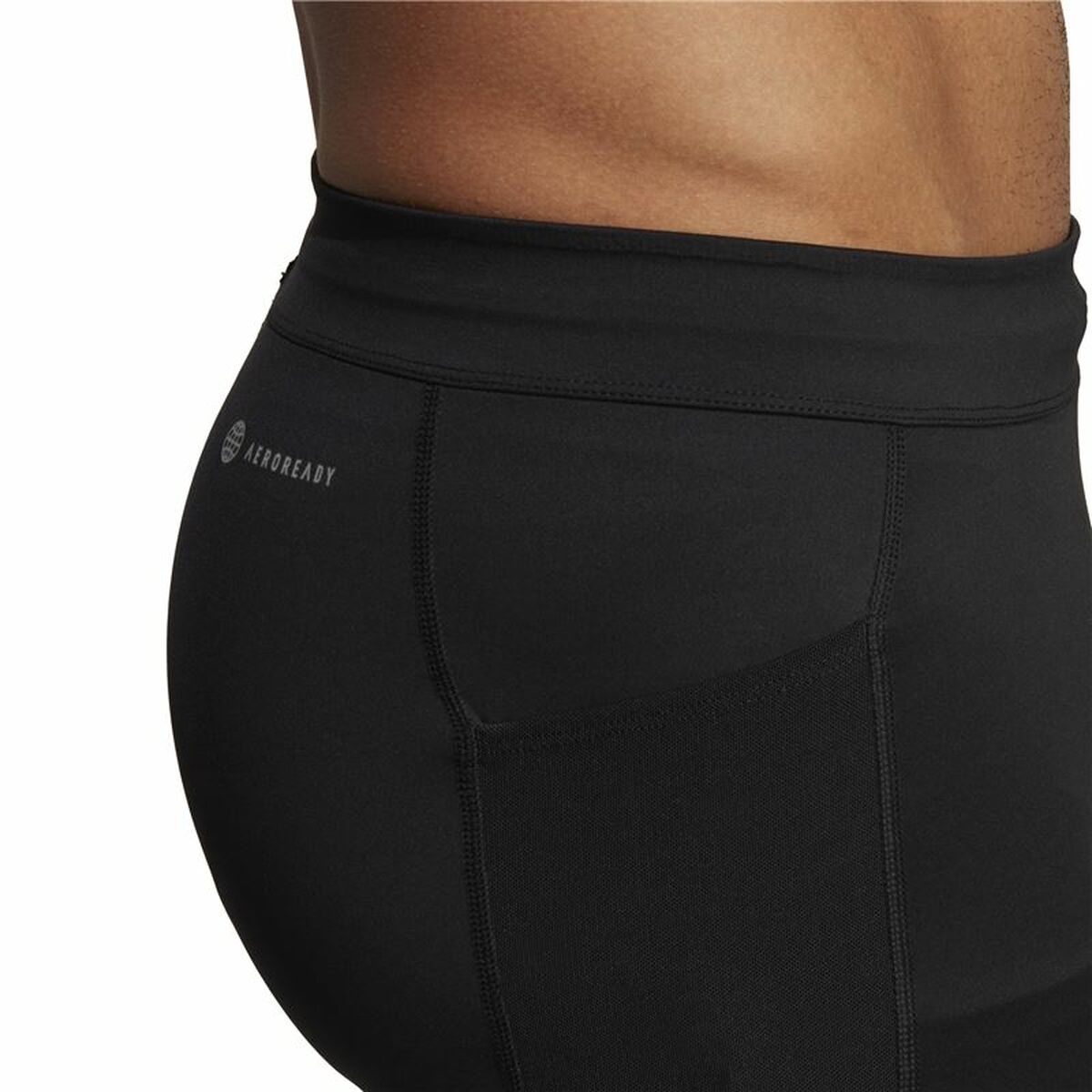 Leggings Sportivi da Uomo Adidas Saturday Nero Taglia:S - Image 5
