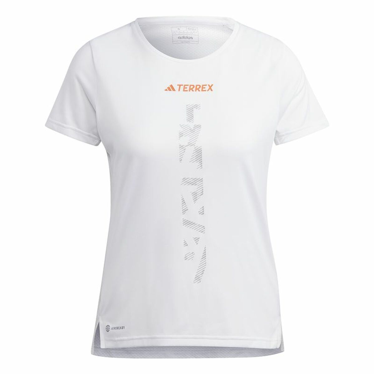 Maglia a Maniche Corte Donna Adidas Agr Shirt Bianco Taglia:S