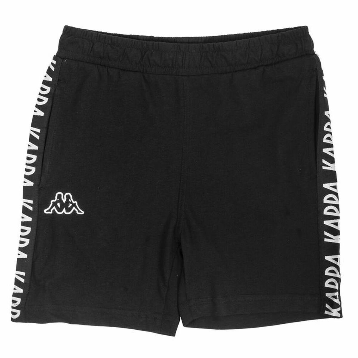 Pantaloni Corti Sportivi da Uomo Kappa Skappio B Nero Taglia:8 anni