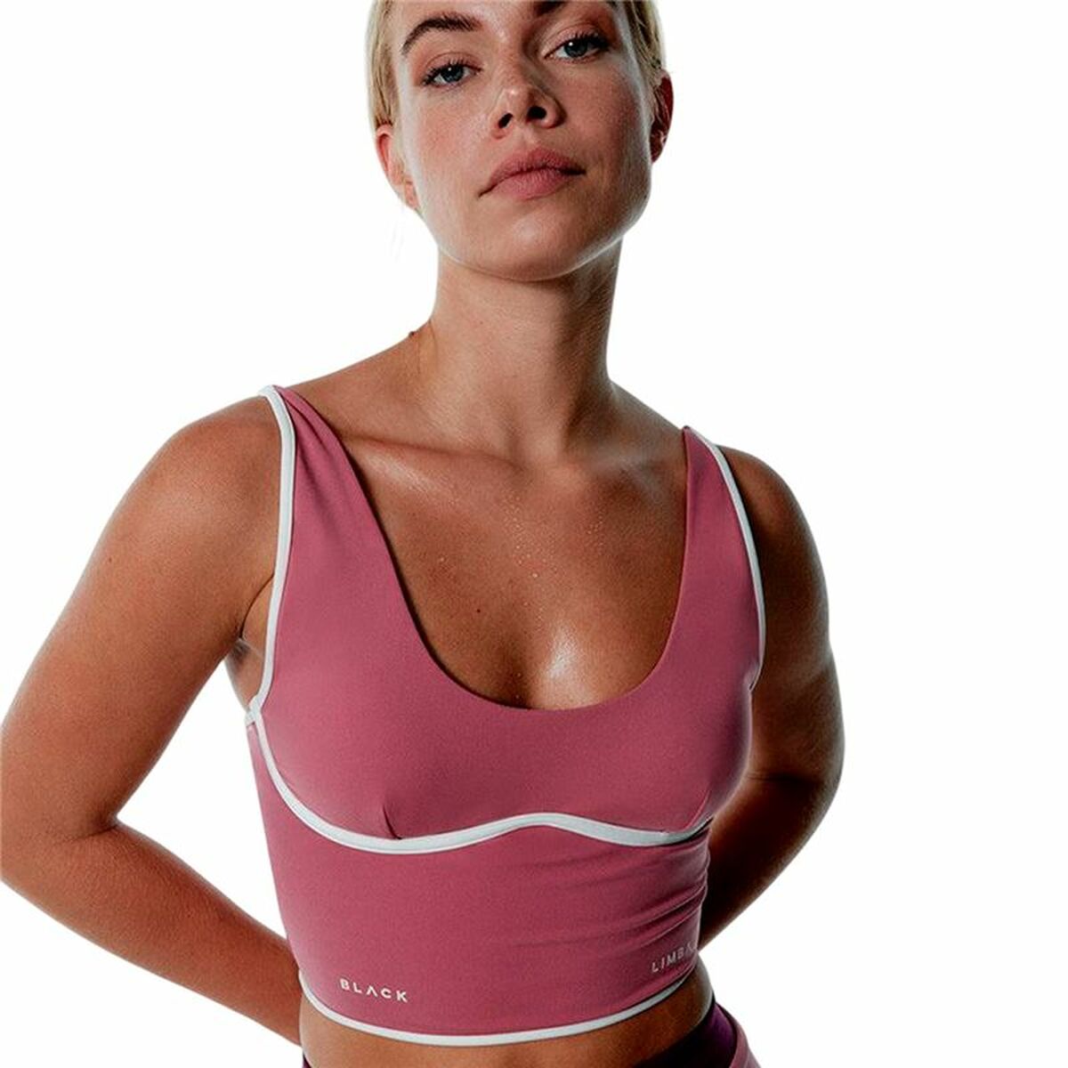 Top Sportivo Donna Black Limba Courtedge  Fitness Taglia:S